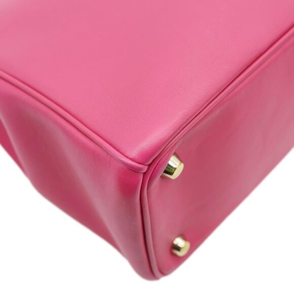 Christian Dior  Diorissimo Medium Calfskin Leather Tote Bag Fuchsia - Picture 8 of 15